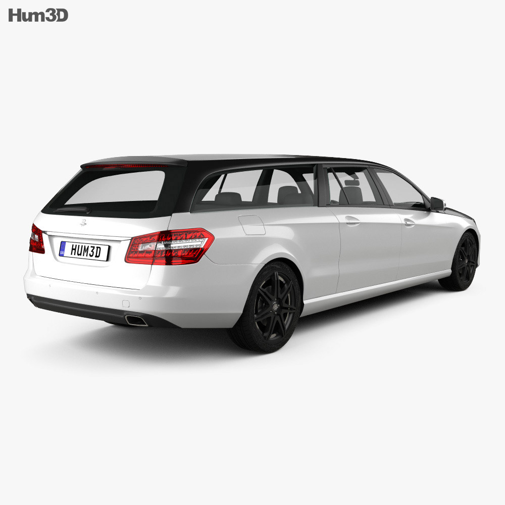 Mercedes-Benz Eクラス Binz Xtend 2012 3Dモデル 後ろ姿