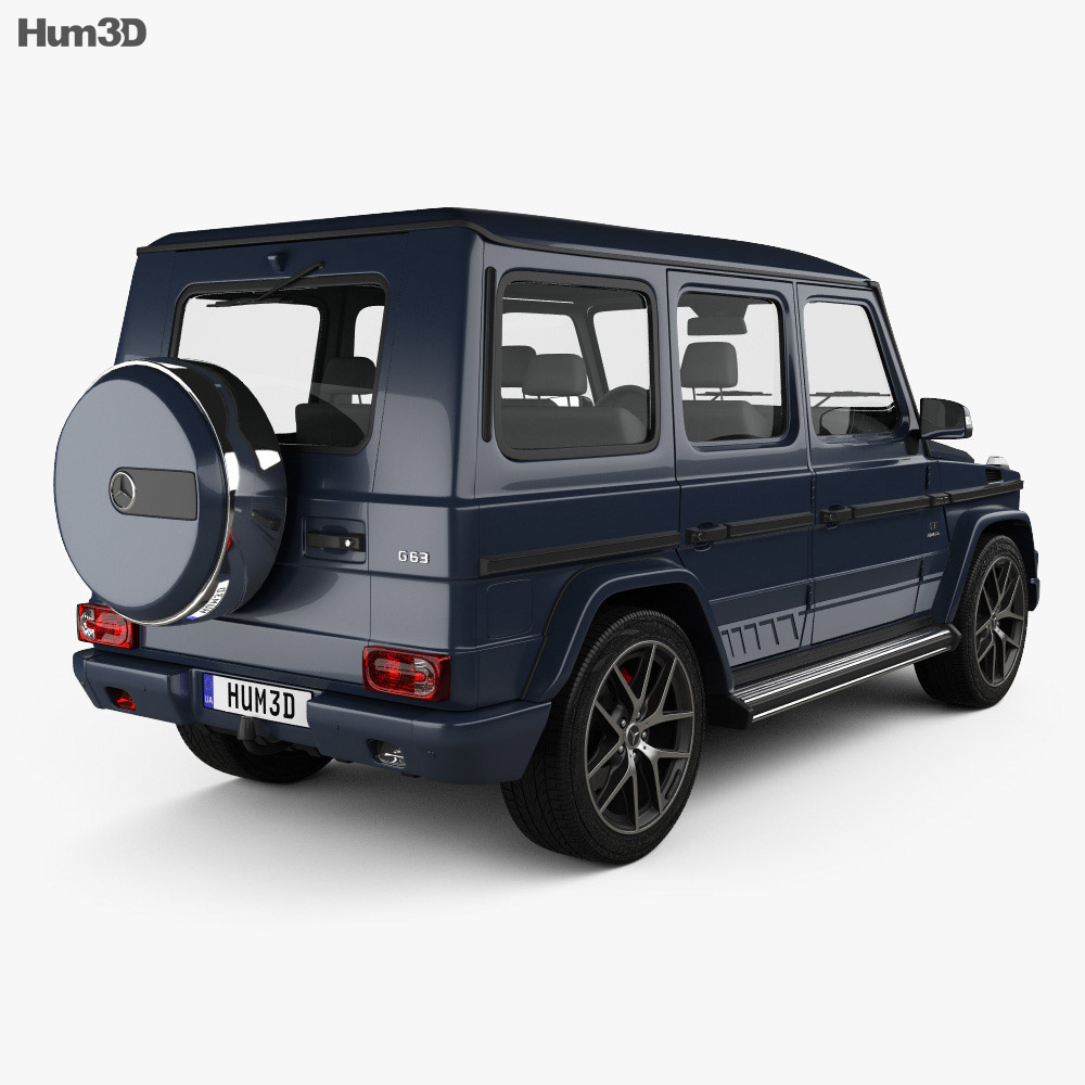 MercedesBenz GClass AMG 2016 3D model  Hum3D