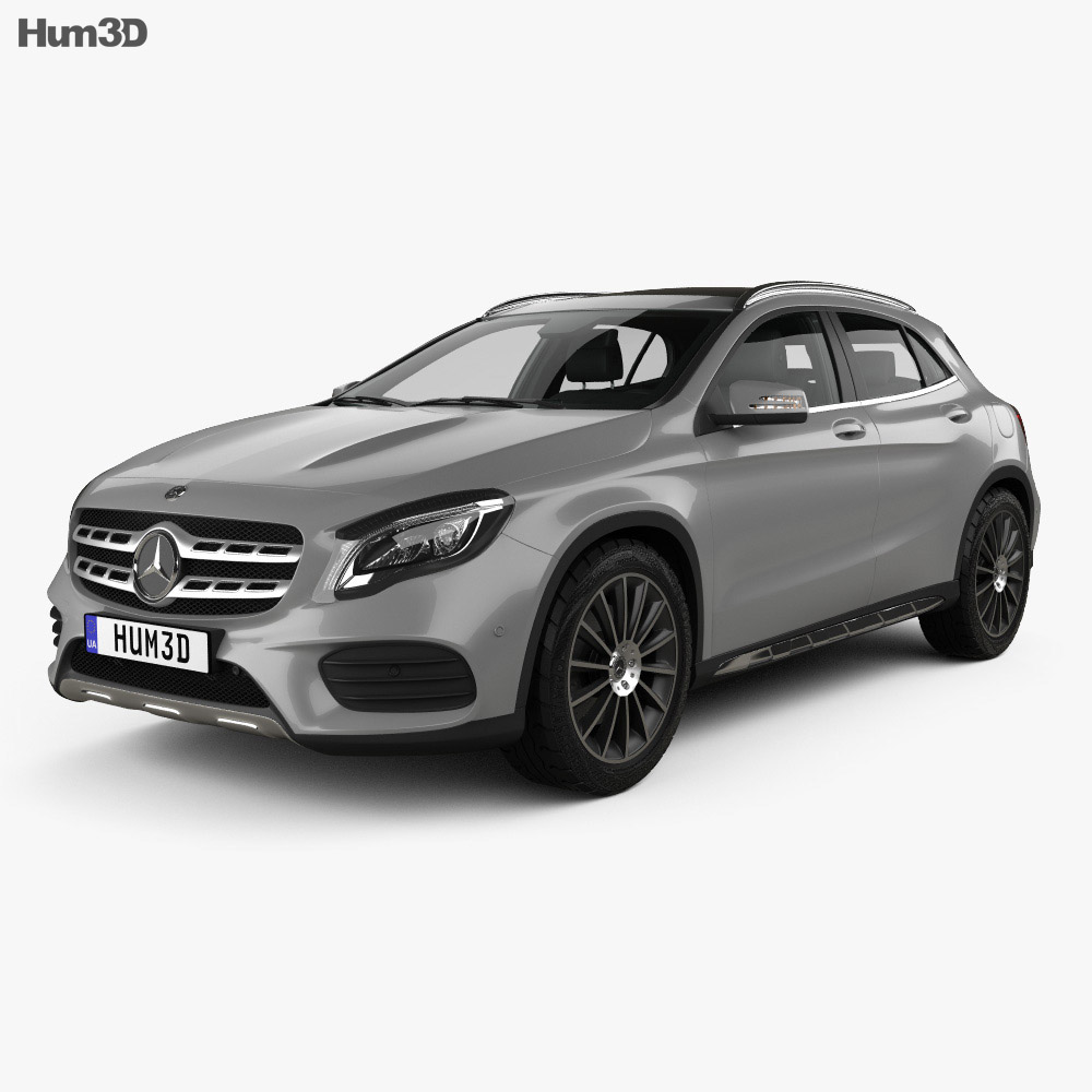 Mercedes-Benz GLA-class AMG Line with HQ interior 2020 3d model