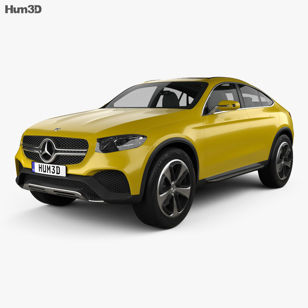 Mercedes-Benz GLC Coupe Conceito 2014 Modelo 3d
