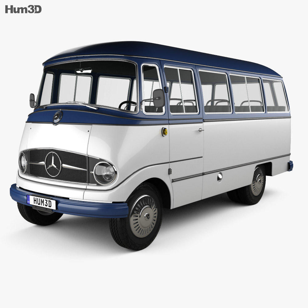 Mercedes-Benz O-319 Minibus 1955 Modèle 3d