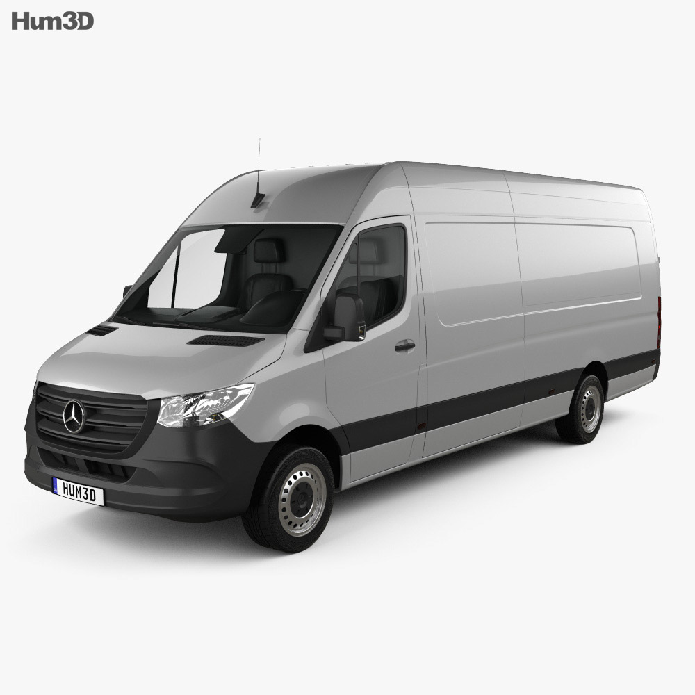 Mercedes-Benz Sprinter 厢式货车 L4H2 2019 3D模型