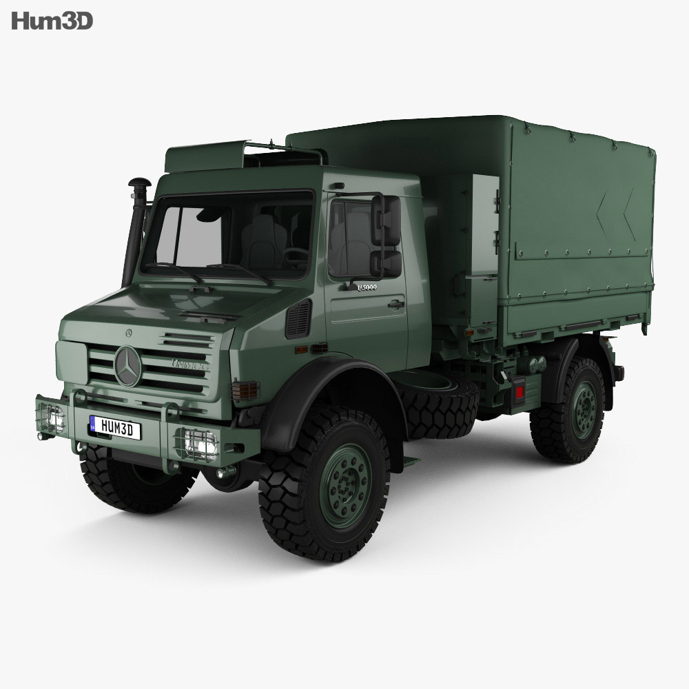 Mercedes-Benz Unimog U5000 Military Truck 2002 Modello 3D