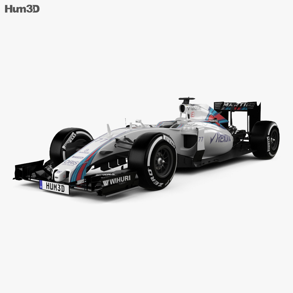 Williams FW38 2016 3d model