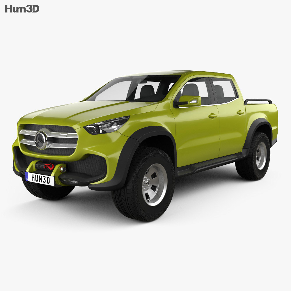 Mercedes-Benz X-Klasse Konzept powerful adventurer 2017 3D-Modell