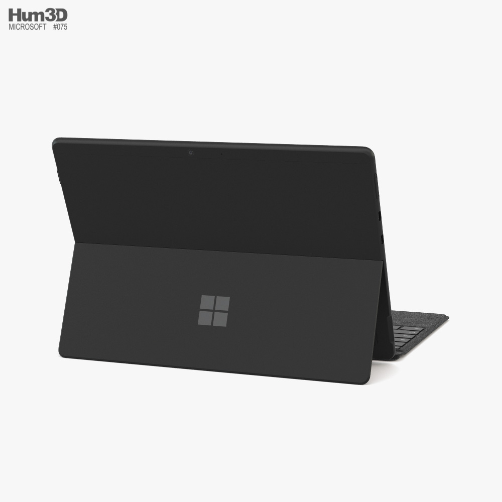 Microsoft Surface Pro X 3D model - Electronics on Hum3D