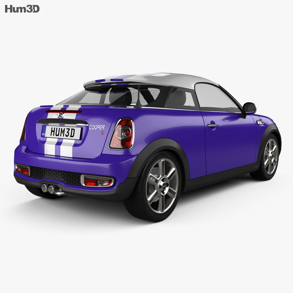 Mini Cooper S coupe 2013 3D model - Vehicles on Hum3D