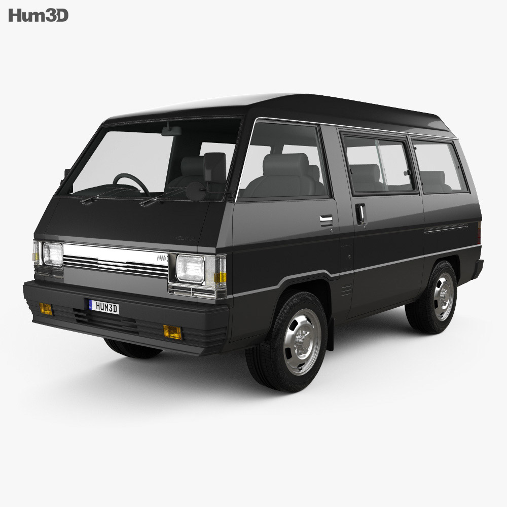 Mitsubishi Delica Star Wagon 4WD GLX 1982 3D-Modell