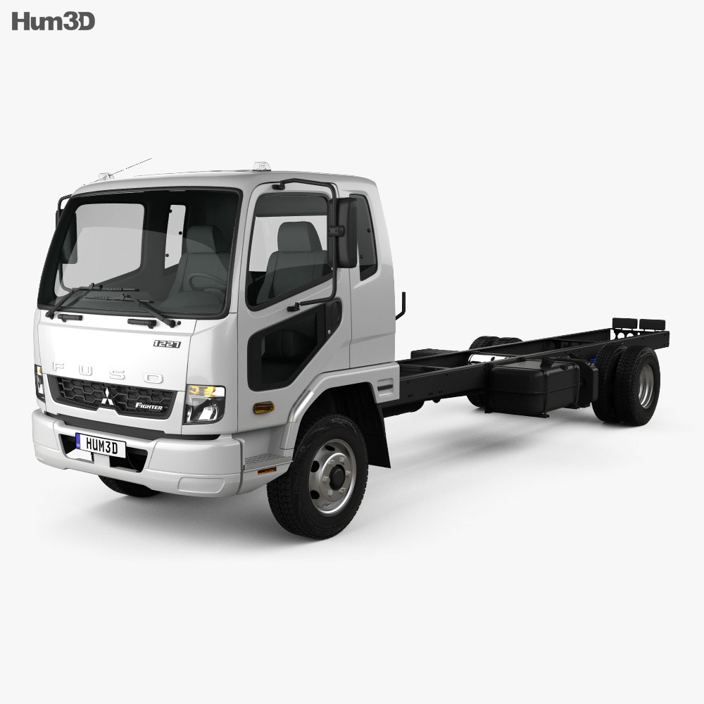 Mitsubishi Fuso Fighter (1227) Chassis Truck 2017 3d model