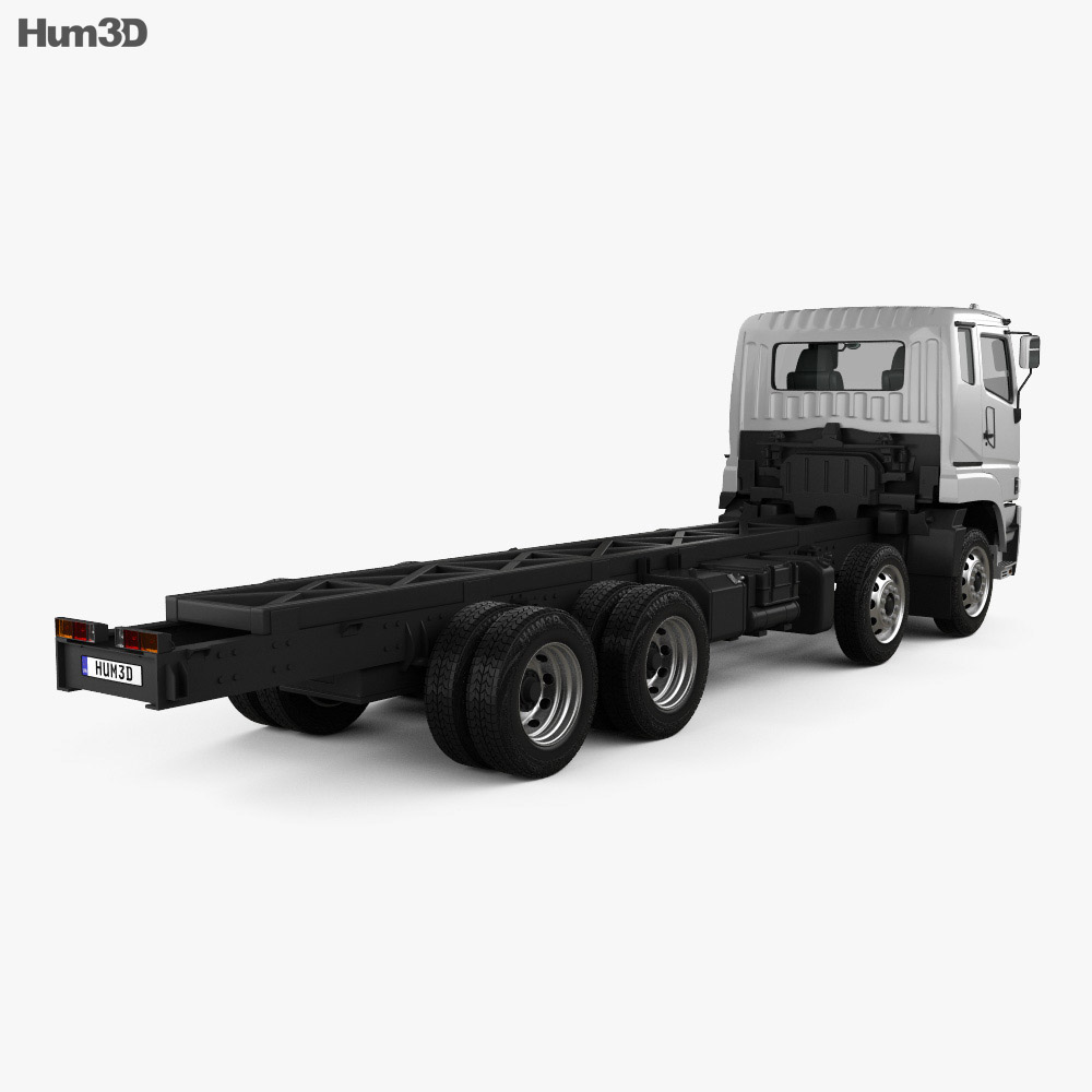 Mitsubishi Fuso Heavy Chassis Truck 2022 3D model 