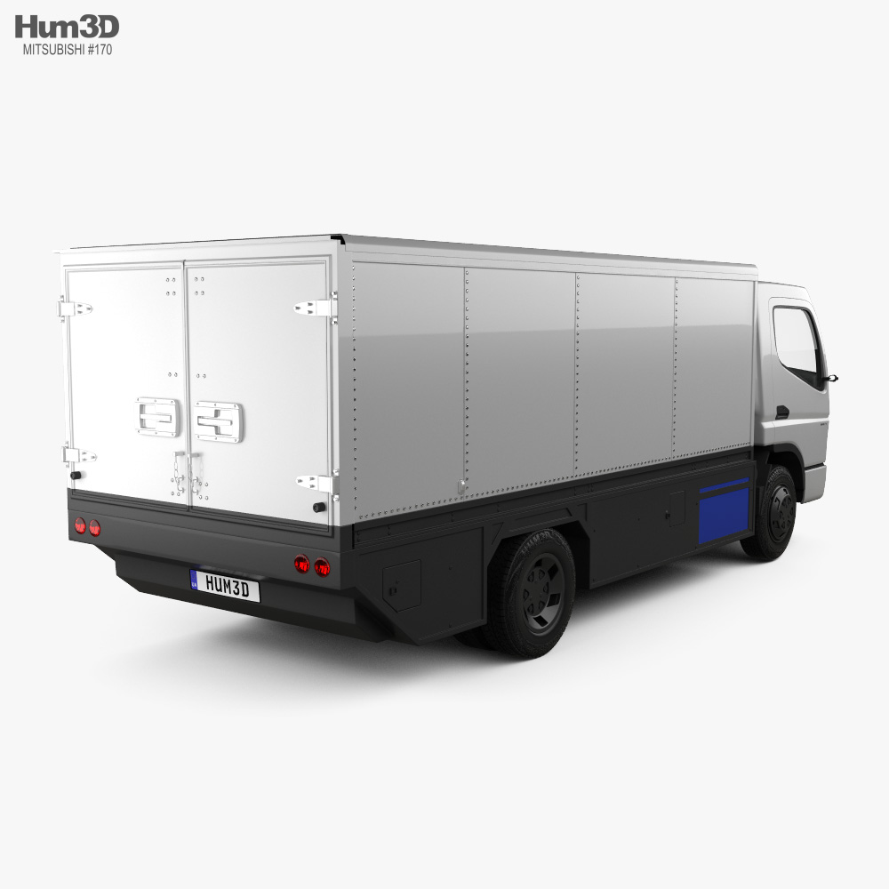 Mitsubishi Fuso Vision F-Cell Truck 2022 3d model back view