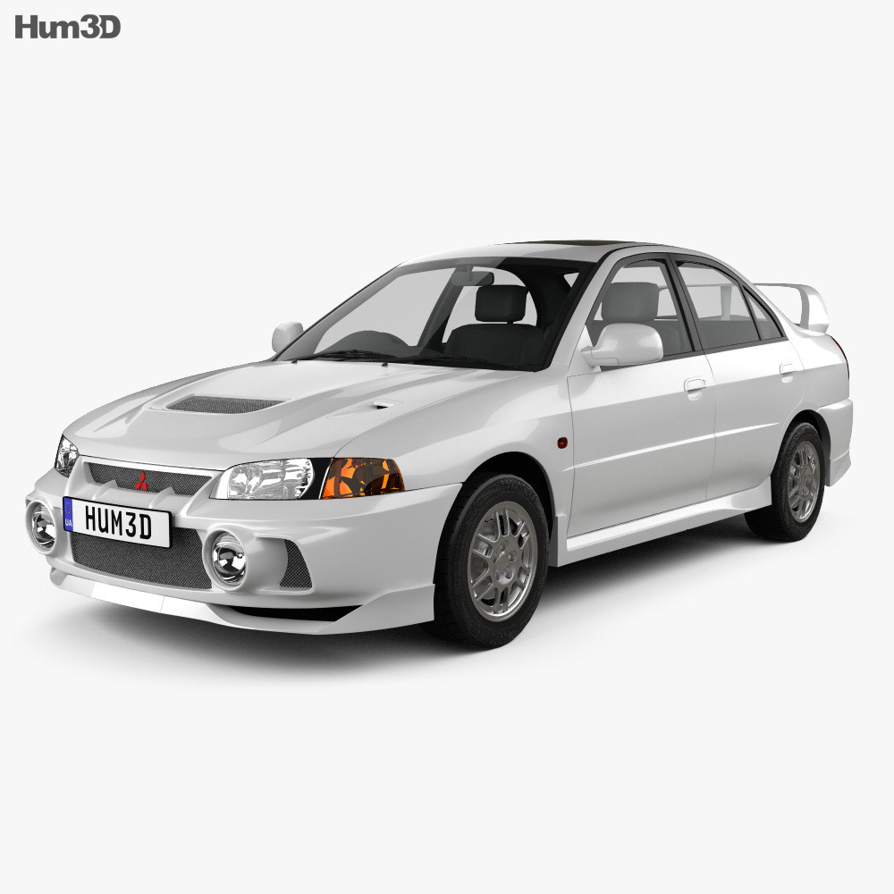 Mitsubishi Lancer Evolution 1998 3d Model Vehicles On Hum3d