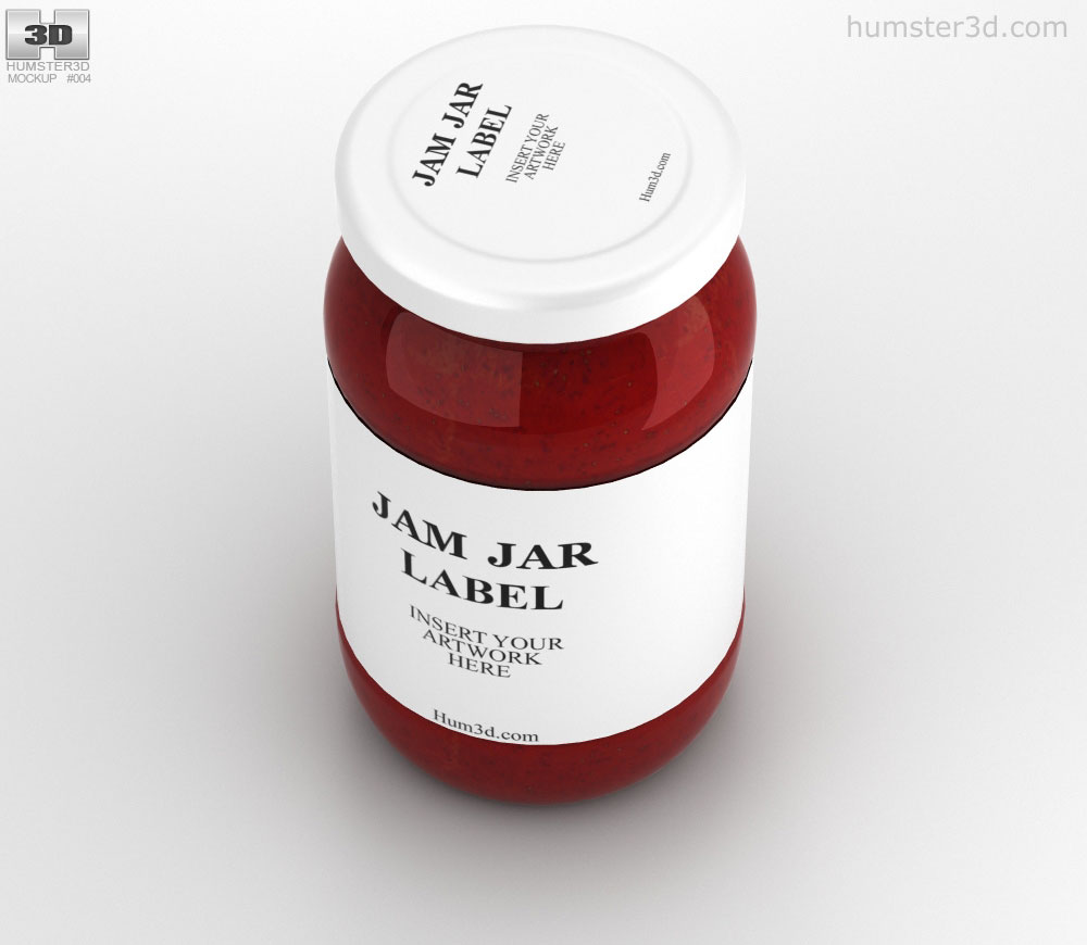 Download Jam Jar 3D model - Food on Hum3D