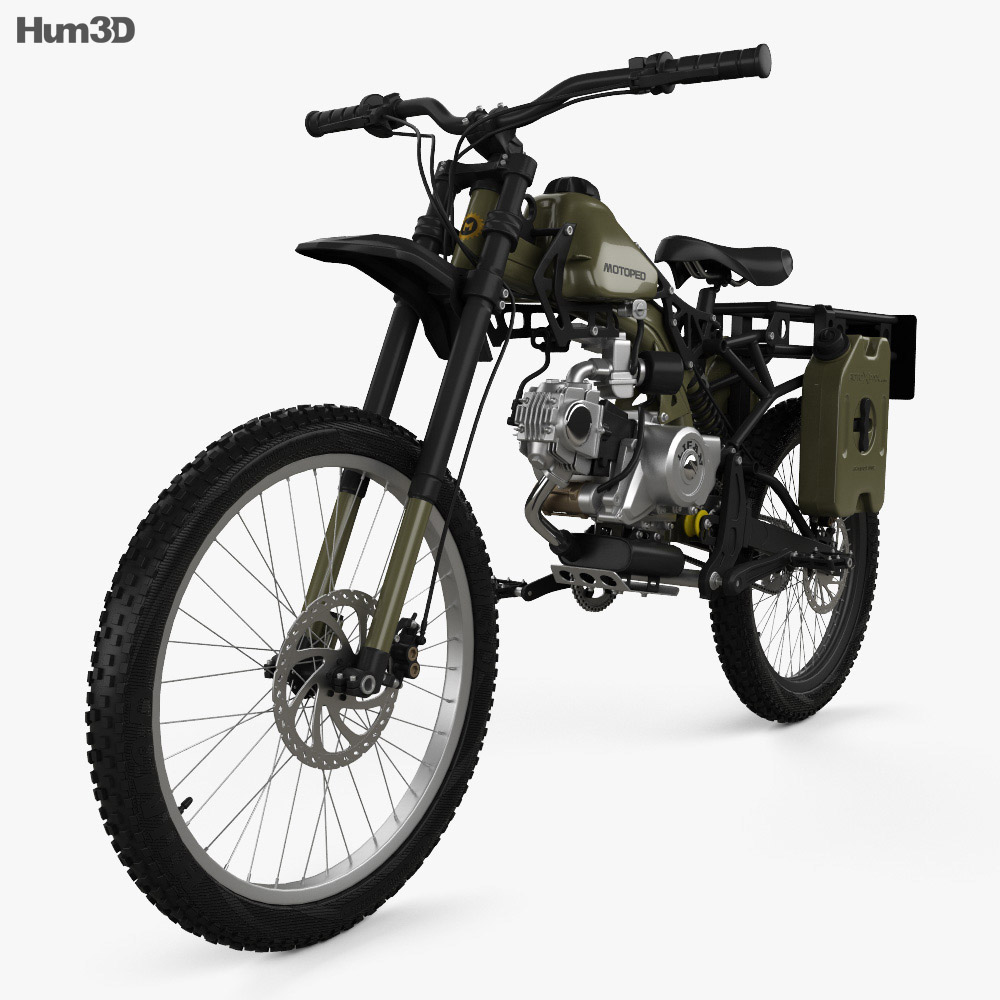 Motoped Survival Bike 2016 3Dモデル