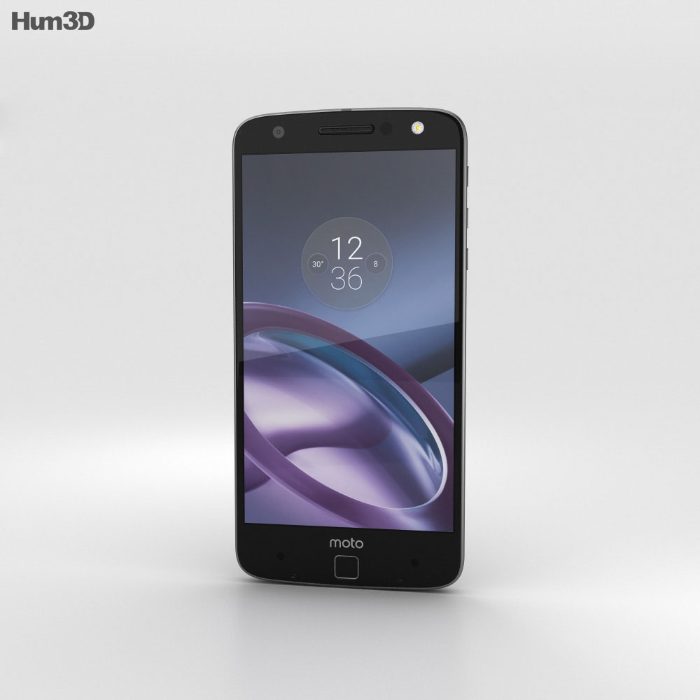 Promoten Habitat heerser Motorola Moto Z with Style Shell 3D model - Electronics on Hum3D
