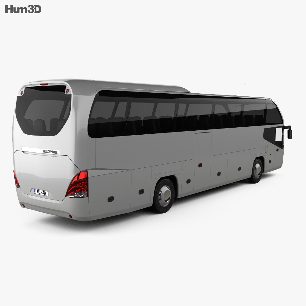 Neoplan Cityliner HD bus 2006 3d model back view