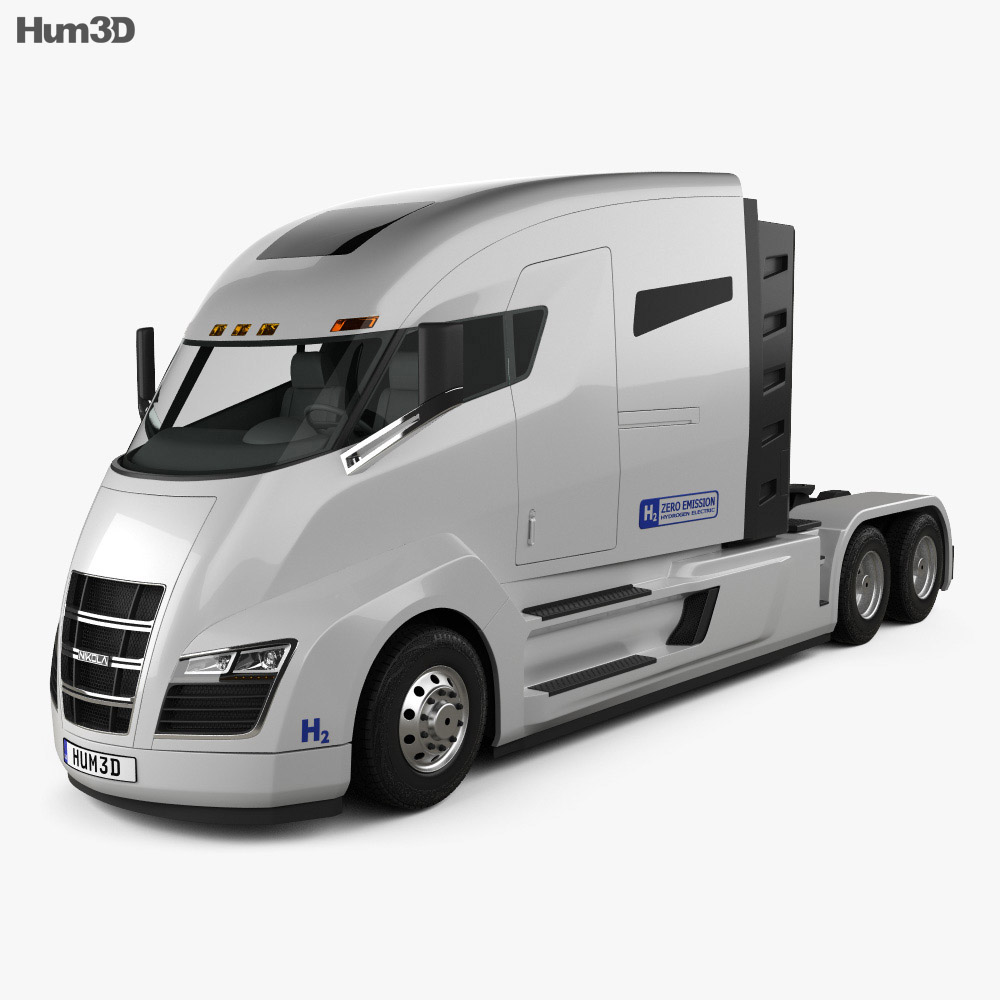 Nikola One Tractor Truck 2015 3d model