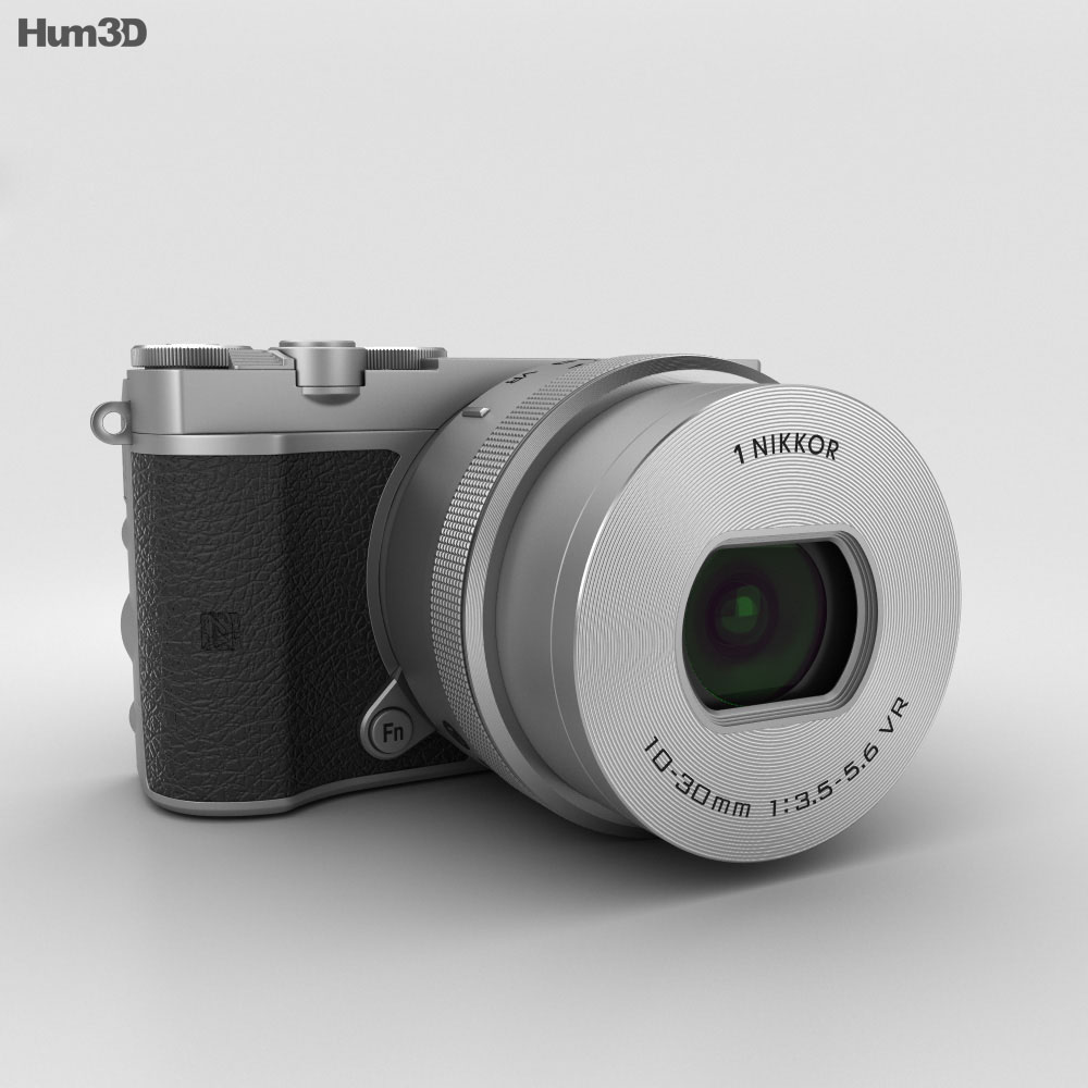 Nikon 1 J5 Silver 3D模型- 电子产品on Hum3D