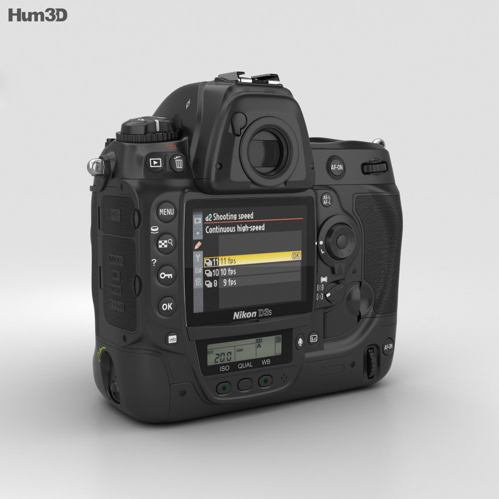 Nikon D3S 3D model