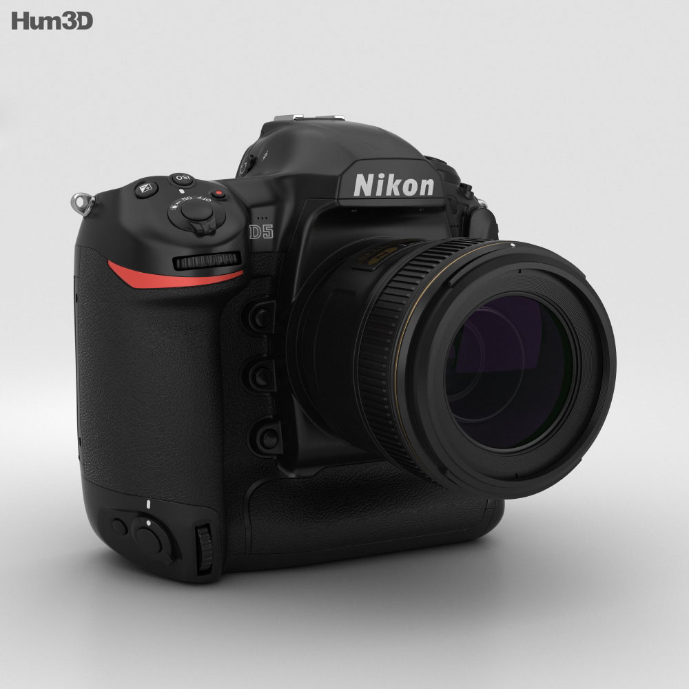Nikon D5 3D модель