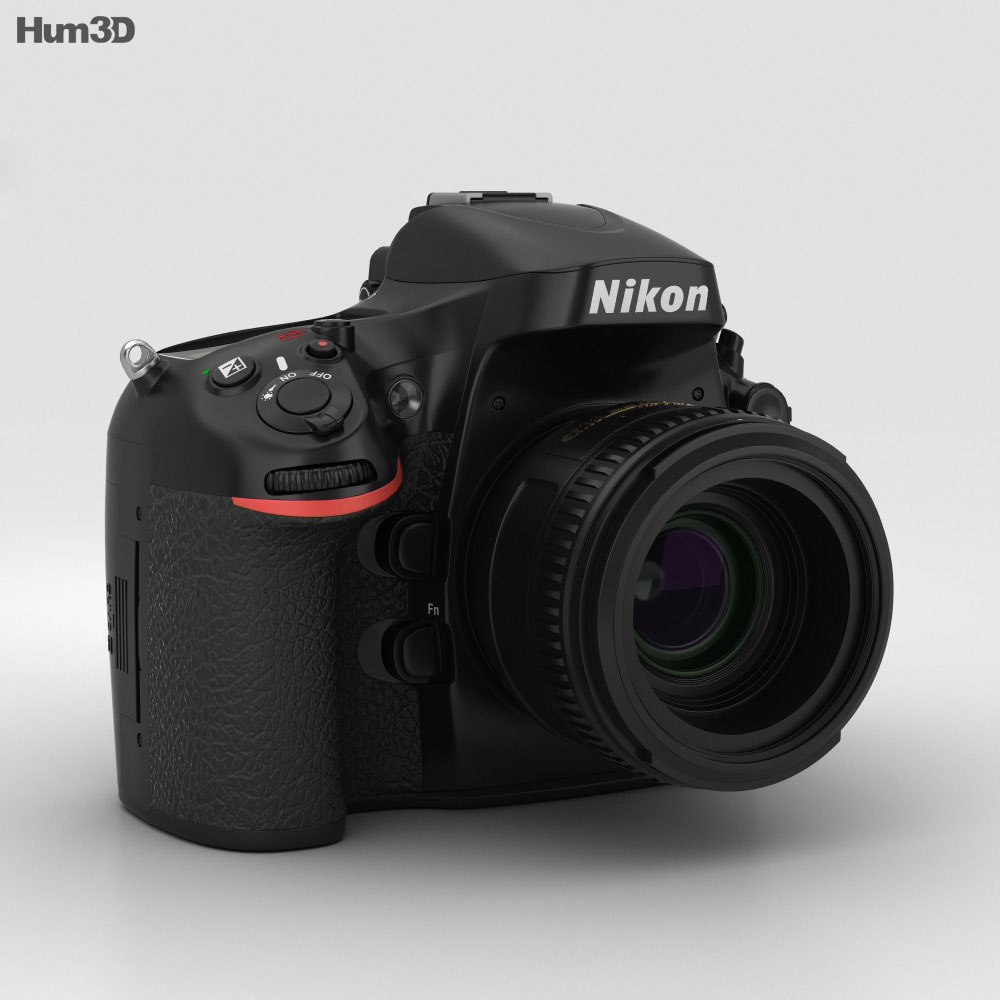 Nikon D800 3D model Electronics on Hum3D