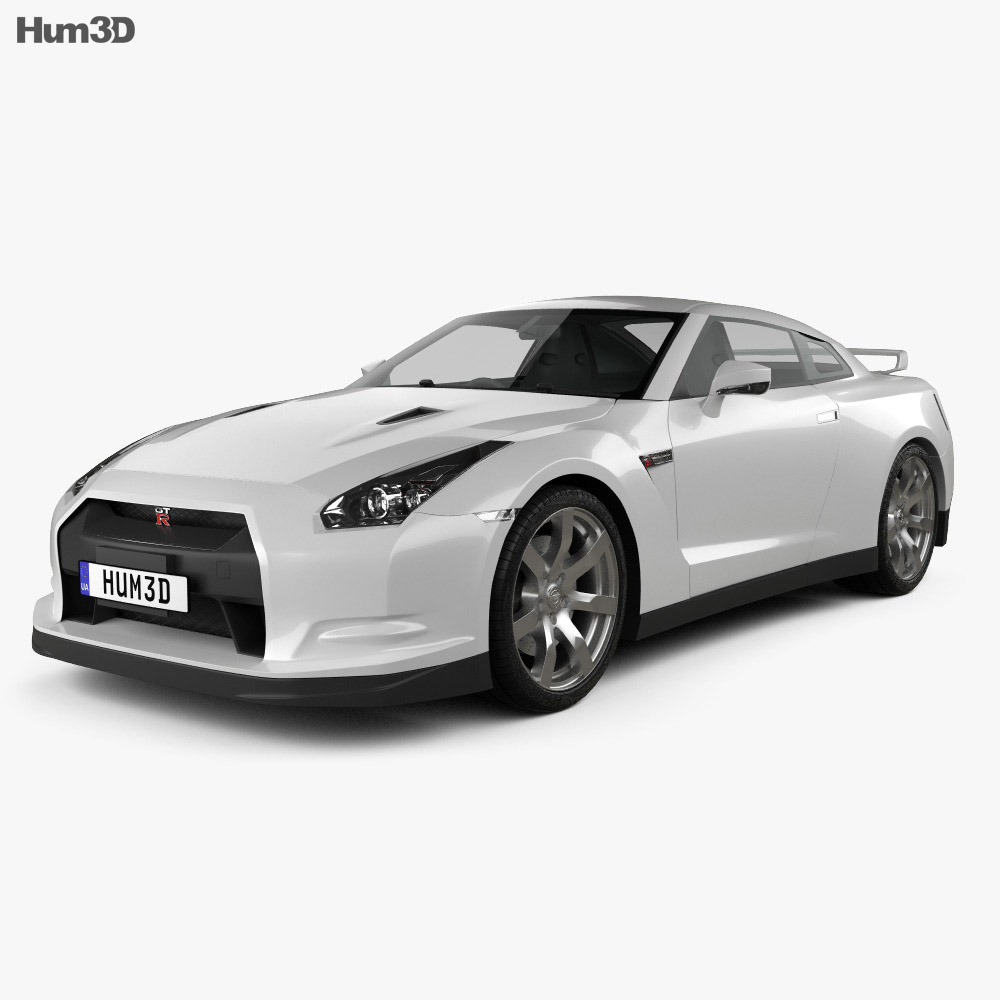 Nissan Gt R 2010 3d Model Vehicles On Hum3d