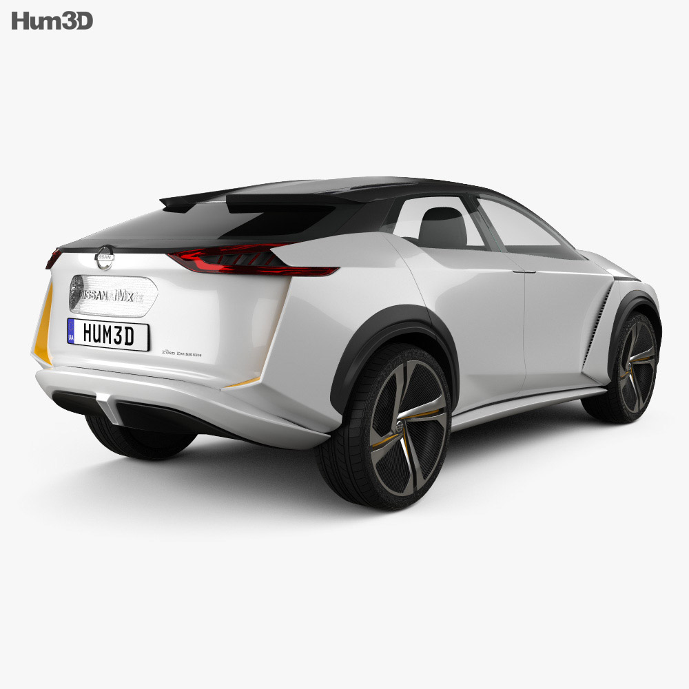 Nissan IMx 2020 3D-Modell Rückansicht