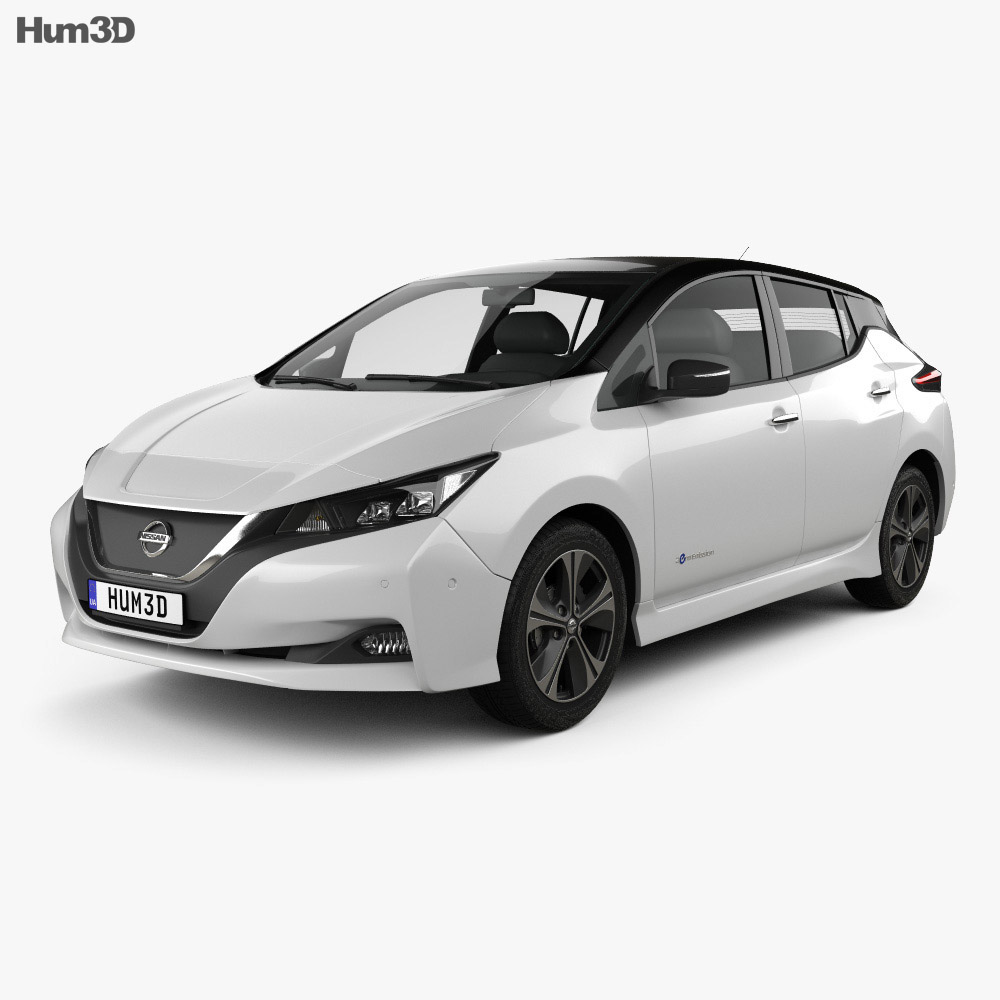 Nissan Leaf 2021 3d model