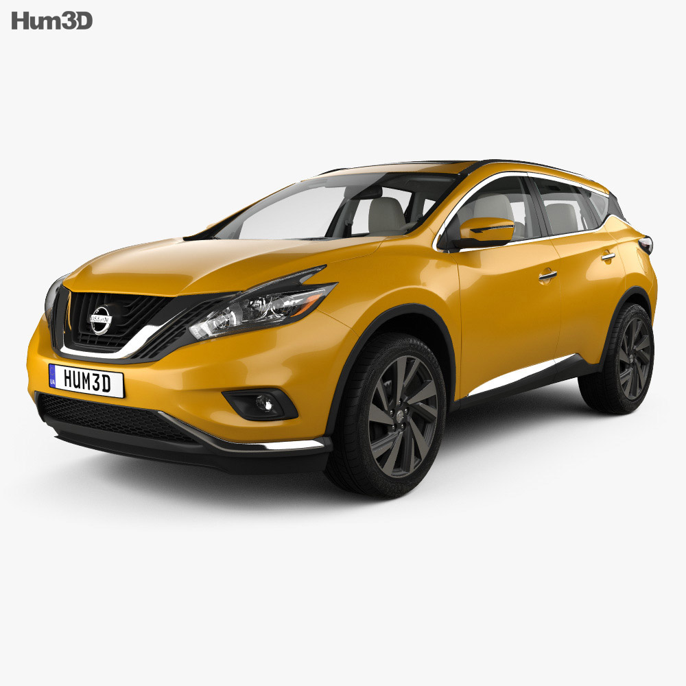 Nissan Murano (Z52) with HQ interior 2019 3d model