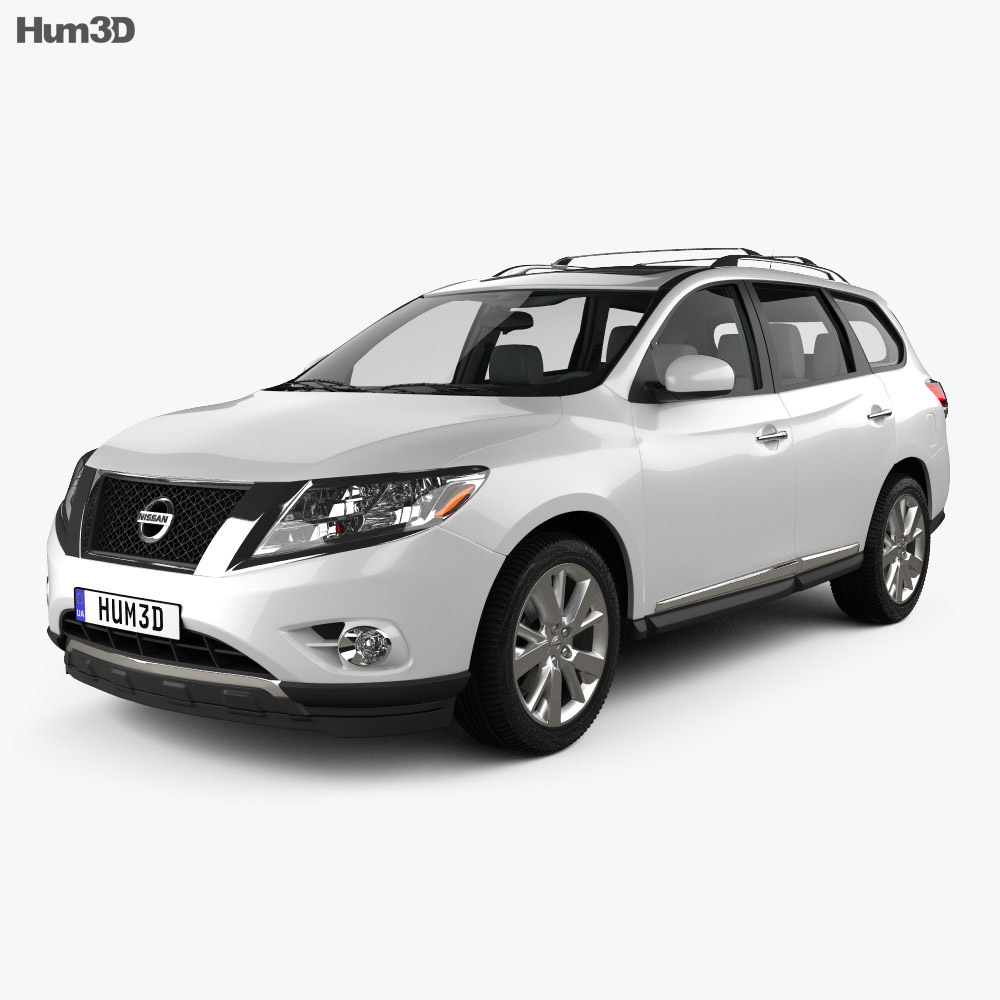 Nissan Pathfinder with HQ interior 2016 3d model