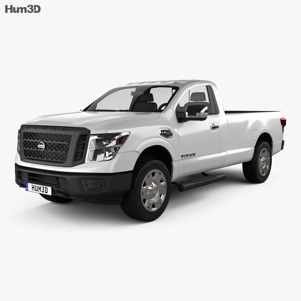 Nissan Titan Single Cab XD S 2020 3D model - Vehicles on Hum3D