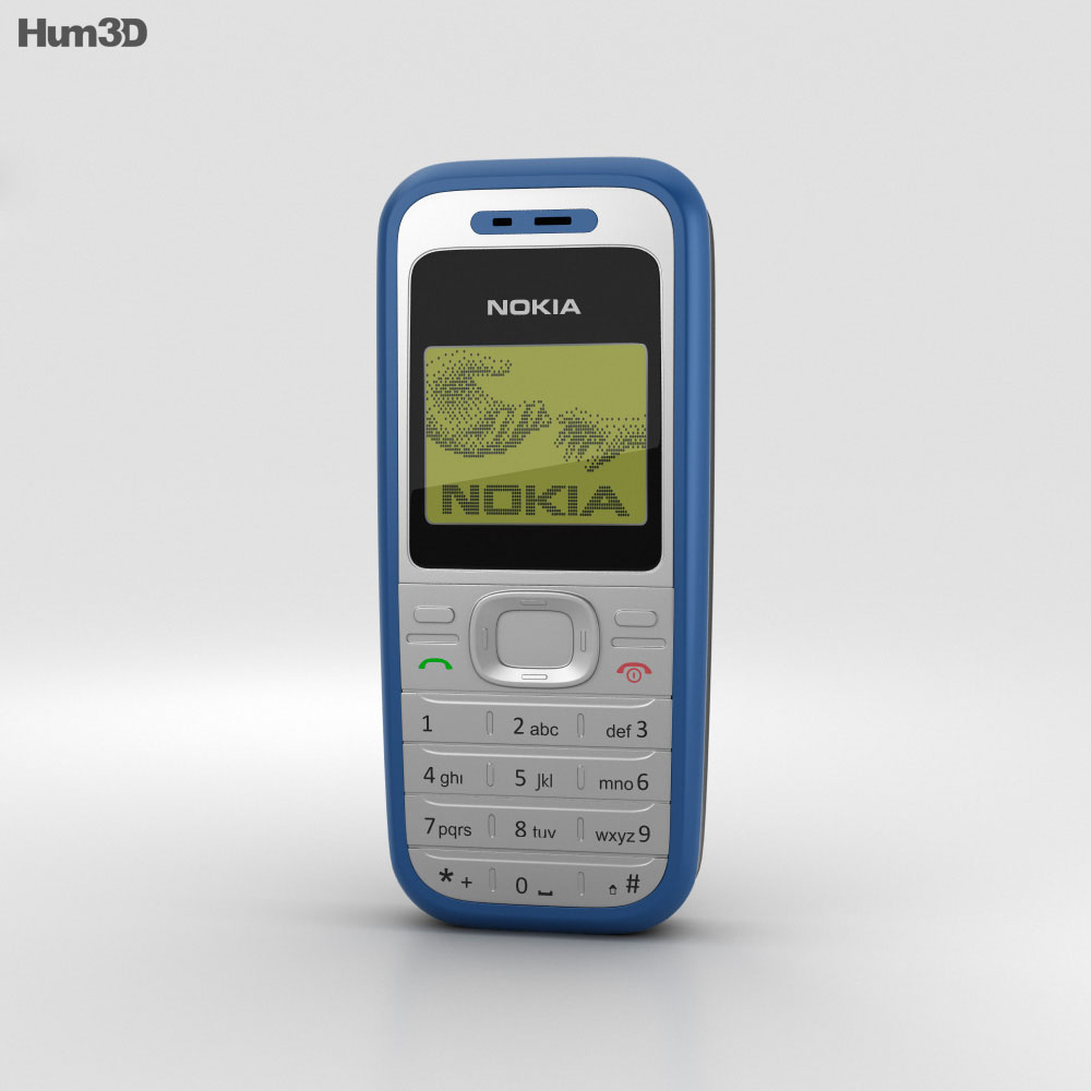 Nokia 1200 Blue 3d model
