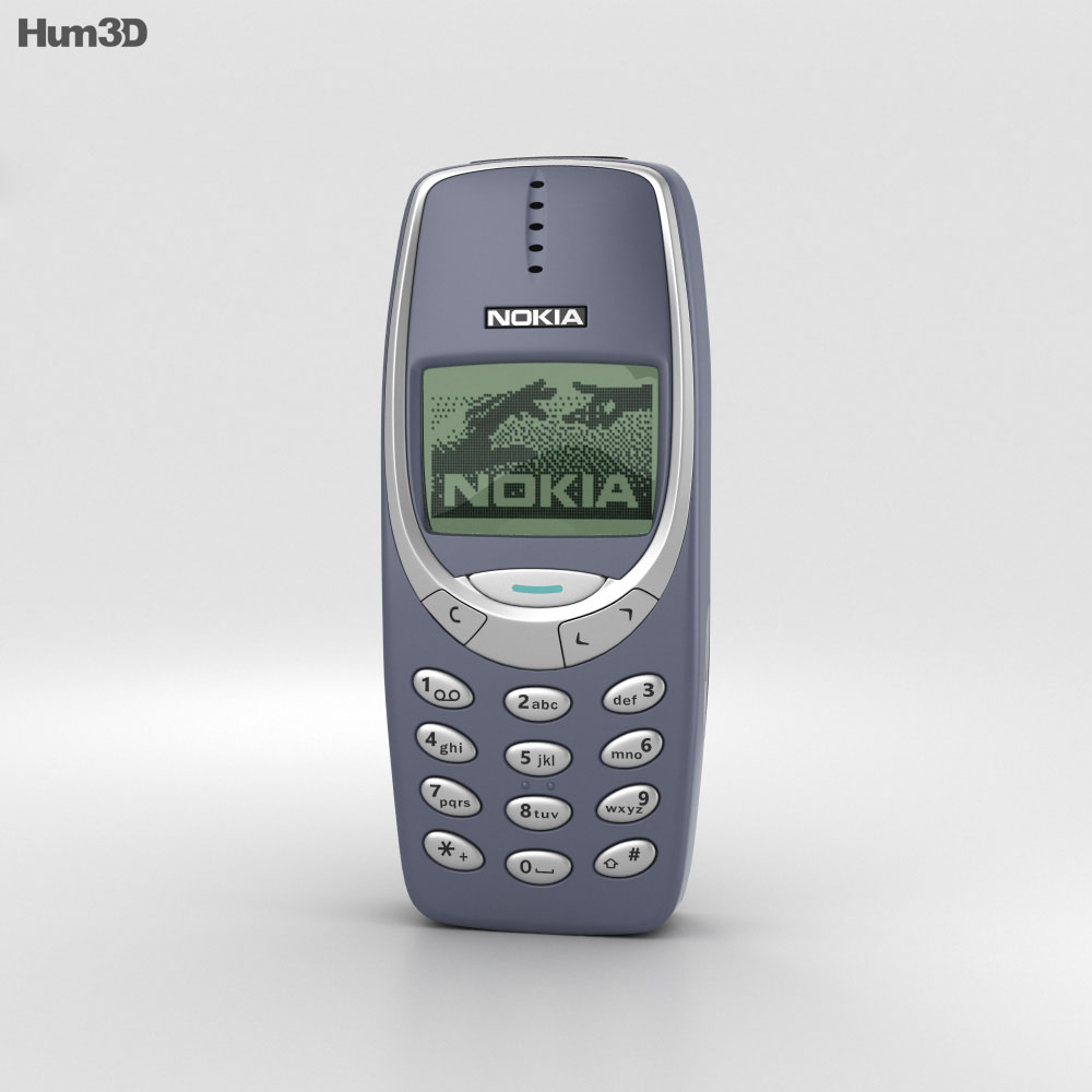 Nokia 3310 3D模型
