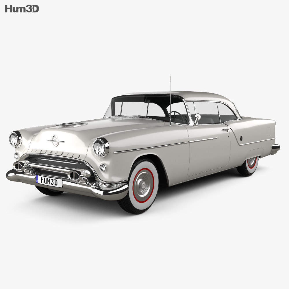 Oldsmobile 88 Super Holiday coupe 1954 3d model