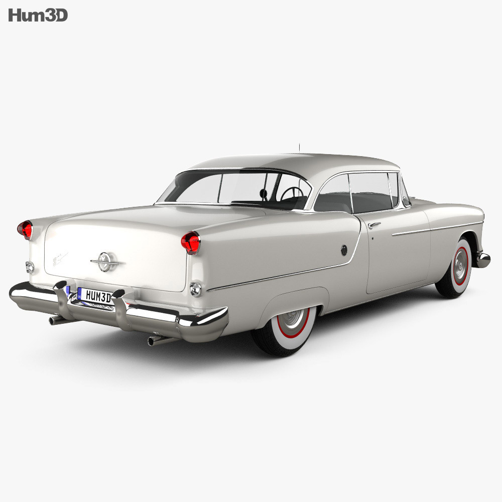 Oldsmobile 88 Super Holiday coupe 1954 3d model back view