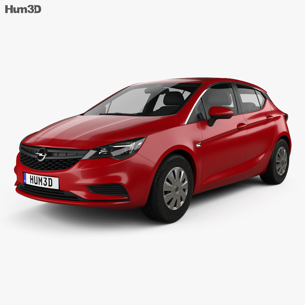 Opel Astra K Selection 2019 3D-Modell