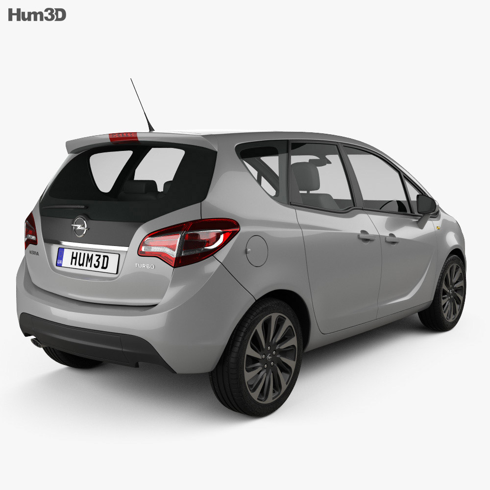 Opel Meriva (B) 2016 3d model back view