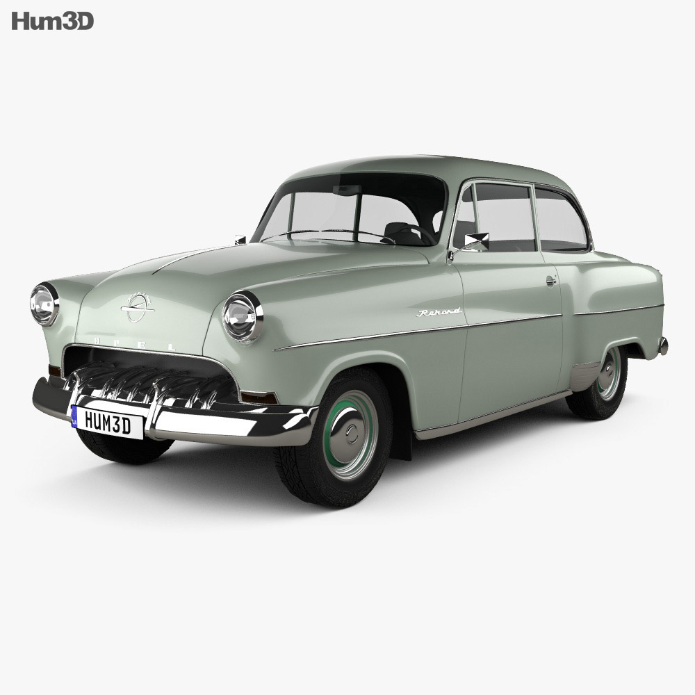 Opel Olympia Rekord 1956 3d model
