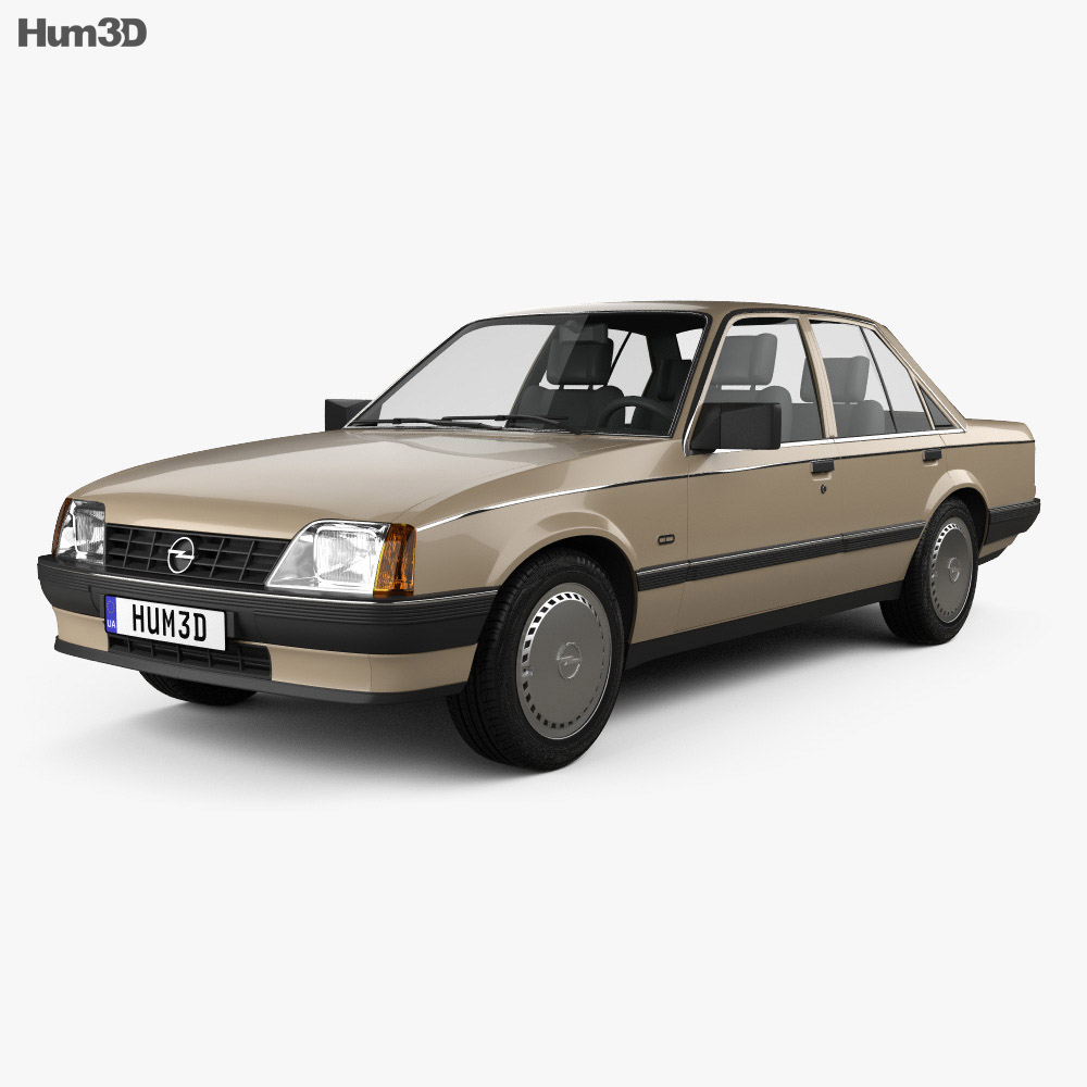 Opel Rekord 1982 3D-Modell