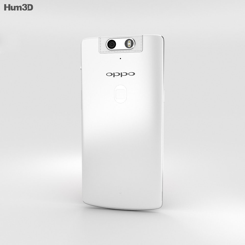 Oppo N3 White 3d model