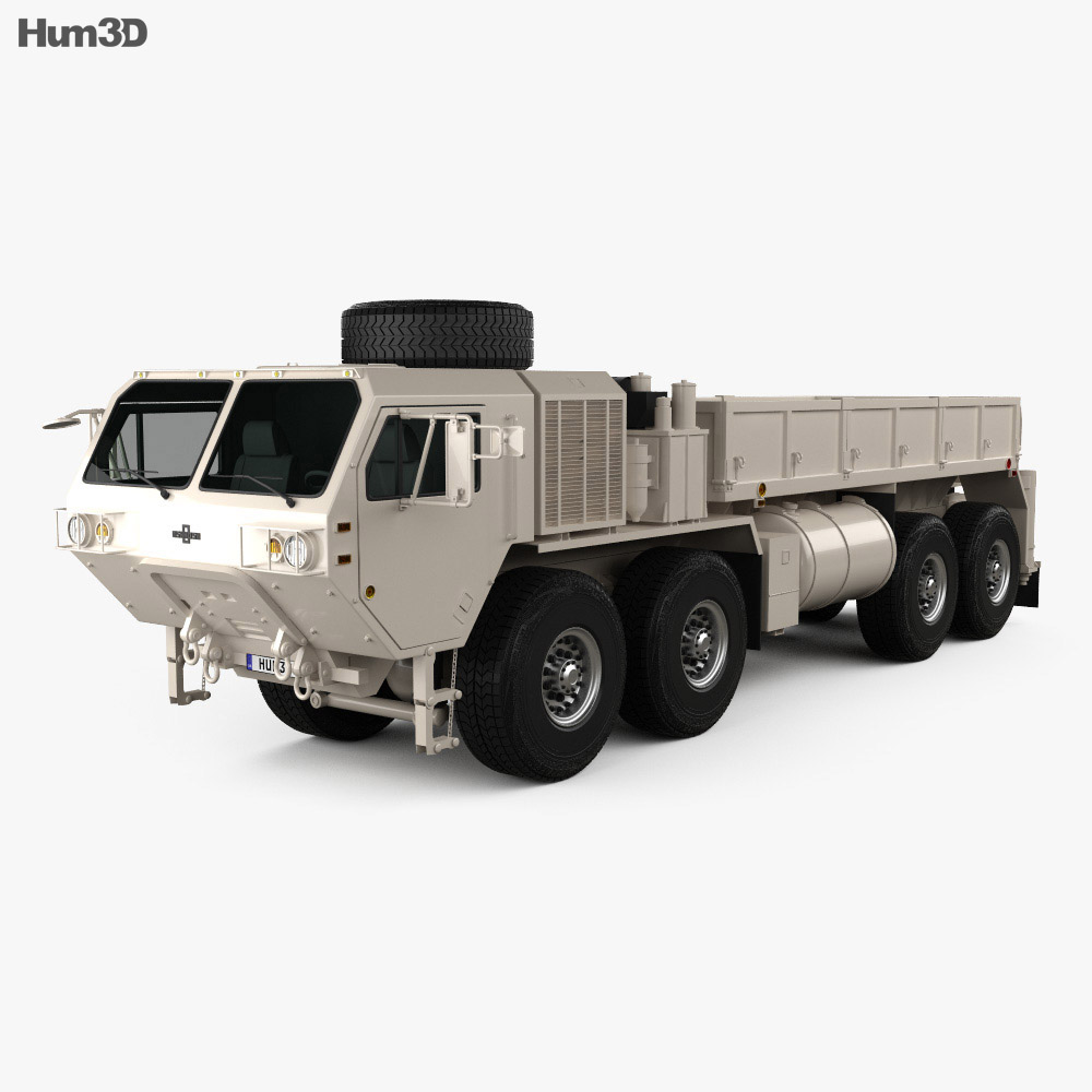 Oshkosh HEMTT M977A4 Cargo Truck 2014 Modello 3D