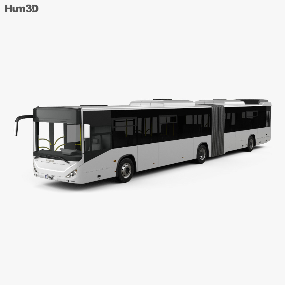 Otokar Kent C Articulated Bus 2015 Modèle 3d