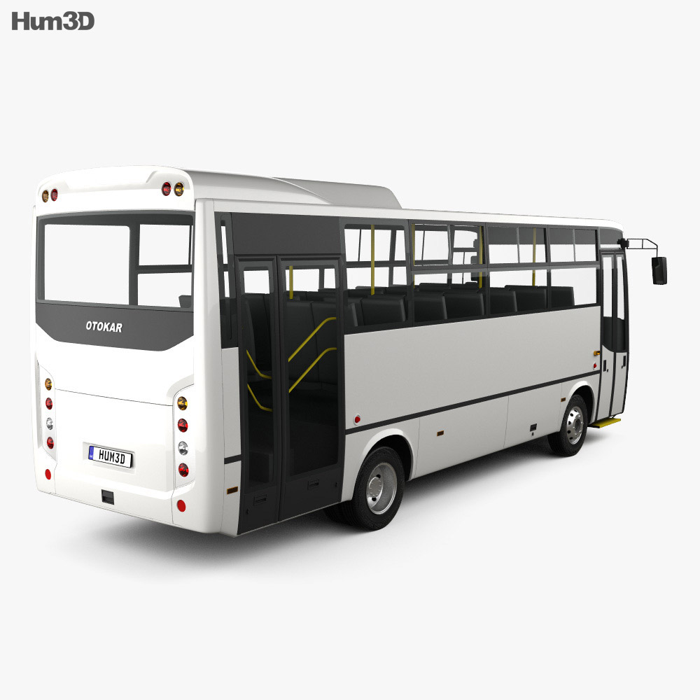 Otokar Navigo C bus 2017 3d model back view
