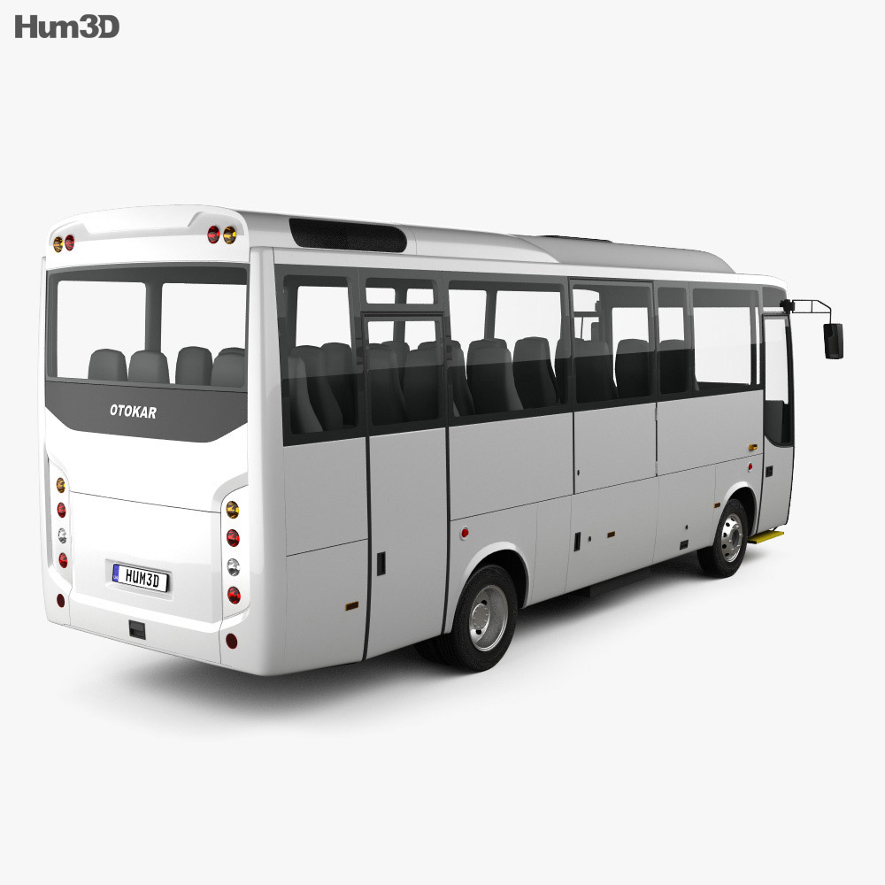 Otokar Navigo U bus 2017 3d model back view