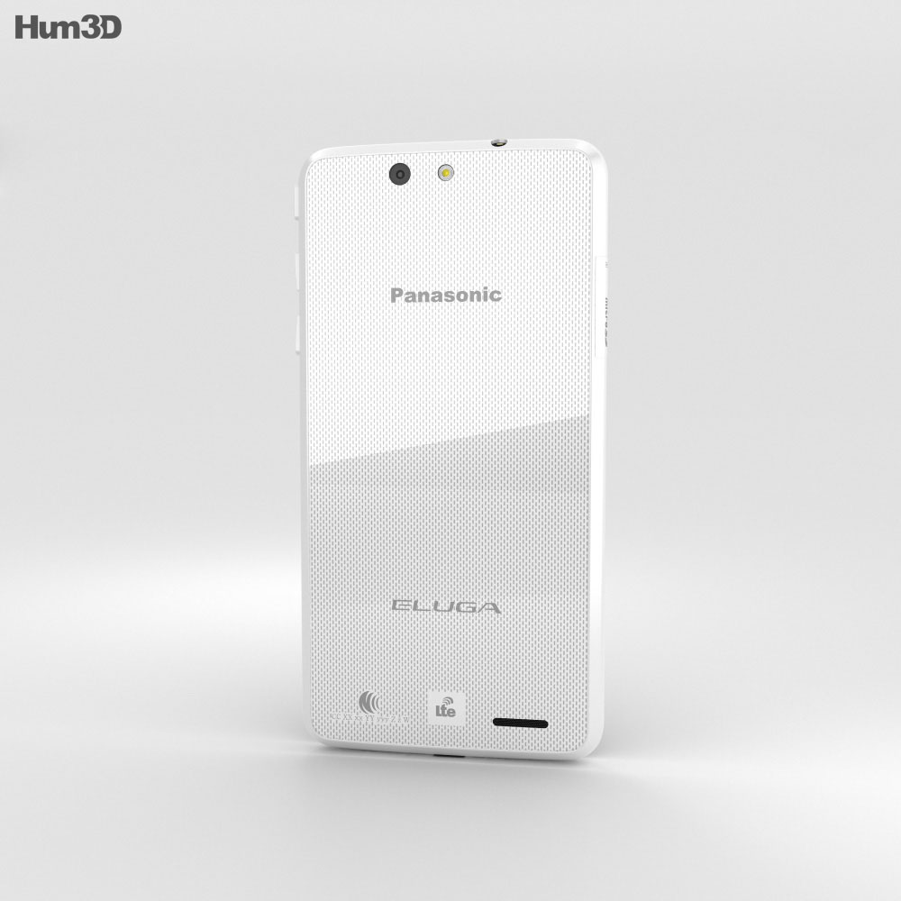 Panasonic Eluga U2 White 3d model