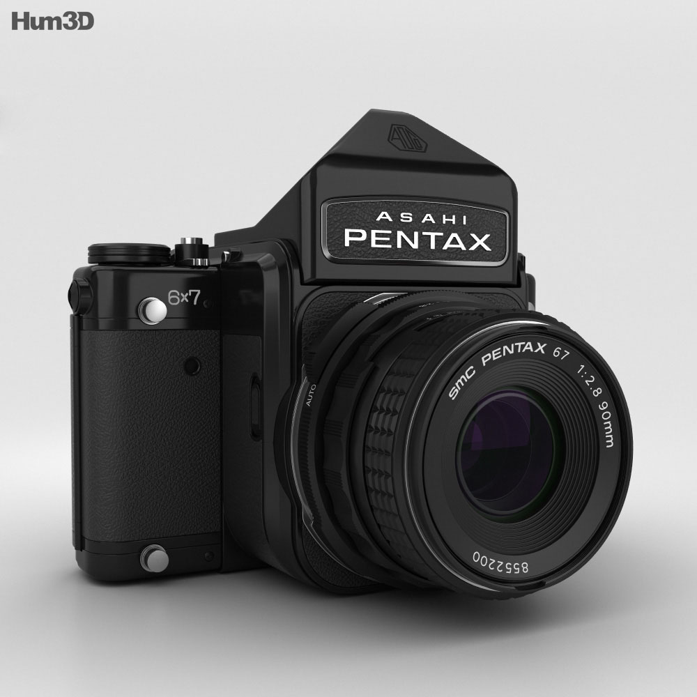 Pentax 6x7 Modelo 3d