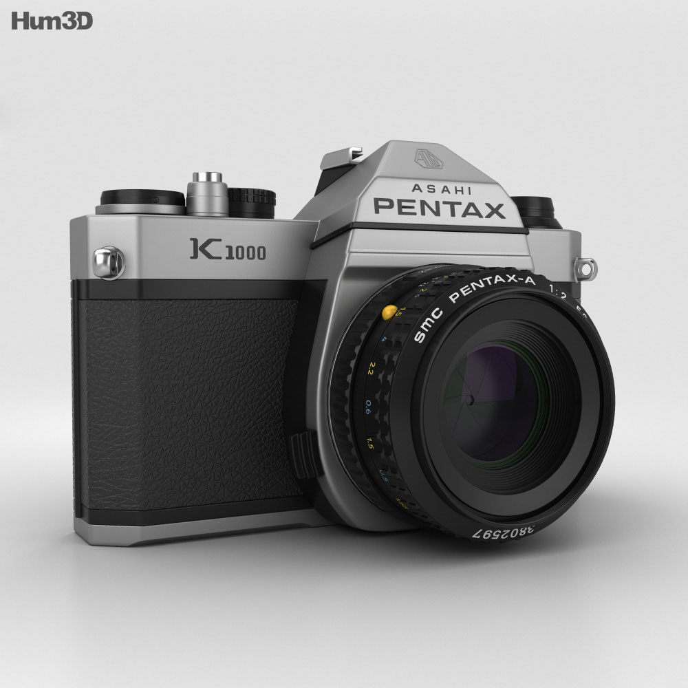 Pentax K1000 3D 모델 