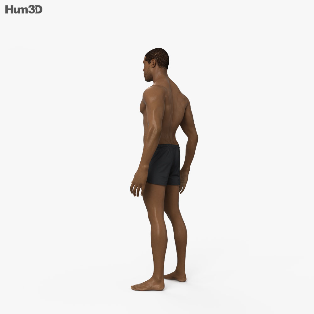 Hombre afroamericano Modelo 3D