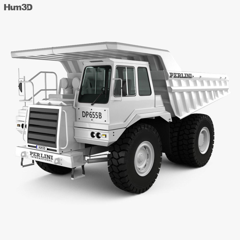 Perlini DP 655 B ダンプトラック 2016 3Dモデル