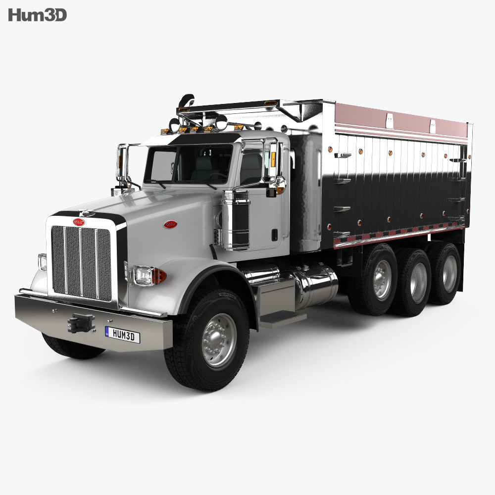 Peterbilt 367 Dump Truck 2015 3d model